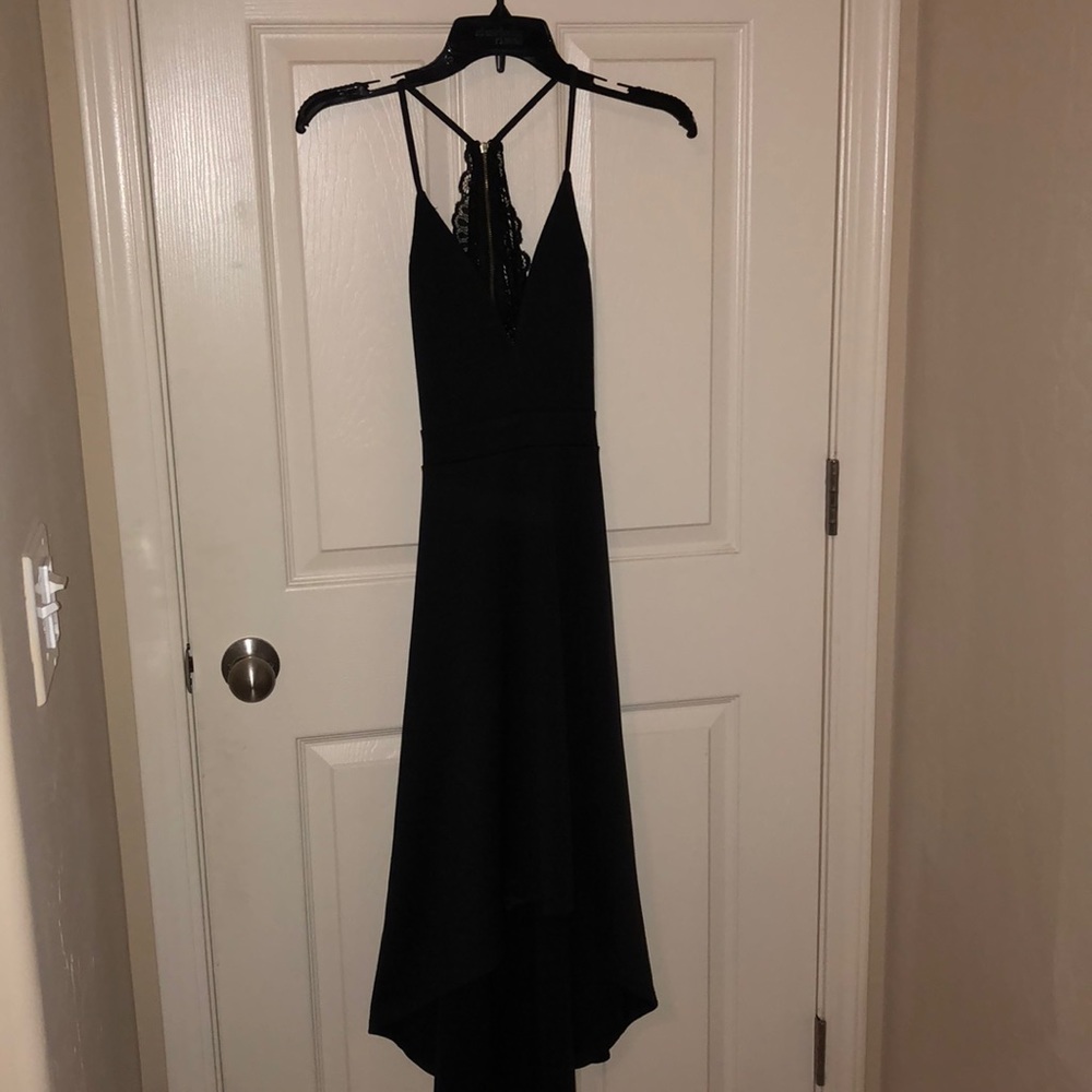 Open/Lace black dress (WORN ONCE)